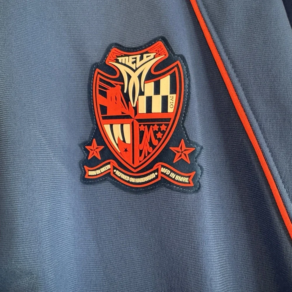Jordan Blue & Orange Carmelo Anthony Full‎ Zip Sport Track Jacket Size 2XL